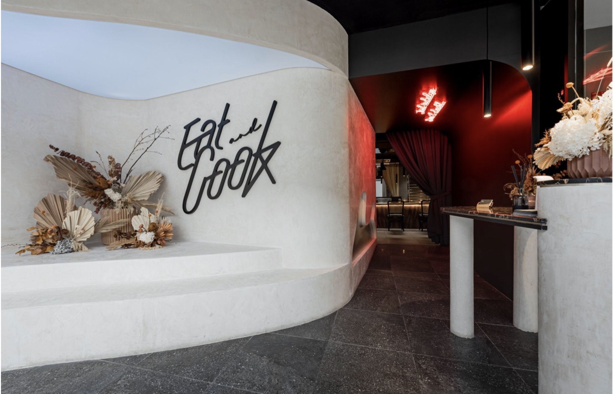 Eat and Cook omakase restaurant entrance